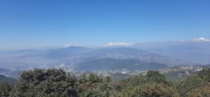View of Mountain from Nagarkot.