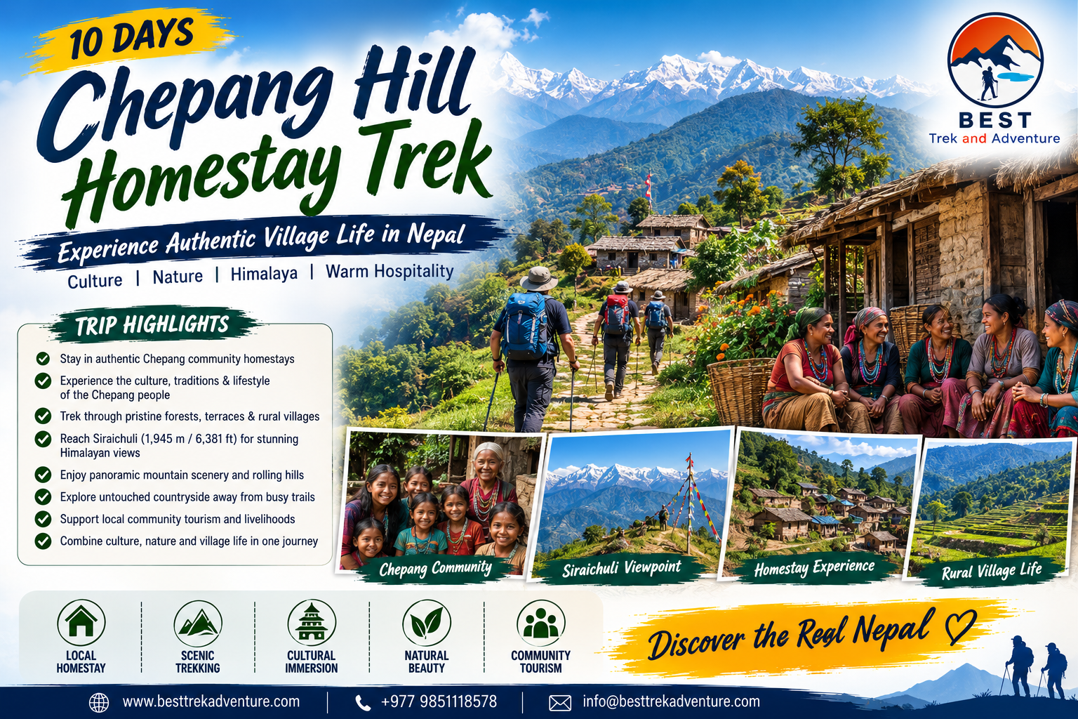 Chepang Hill Homestay Trek – Authentic Nepal Experience