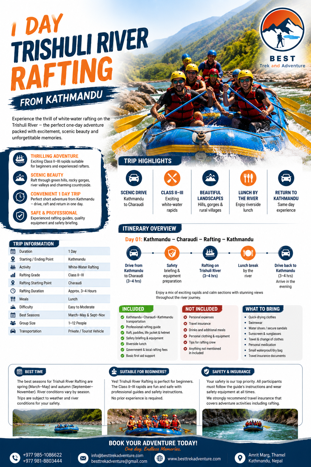 Trishuli River Rafting