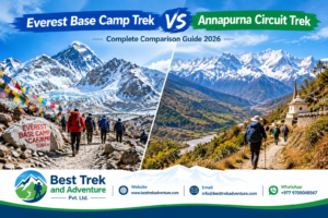 Everest Base Camp Trek vs Annapurna Circuit Trek: Complete Guide 2026/2027